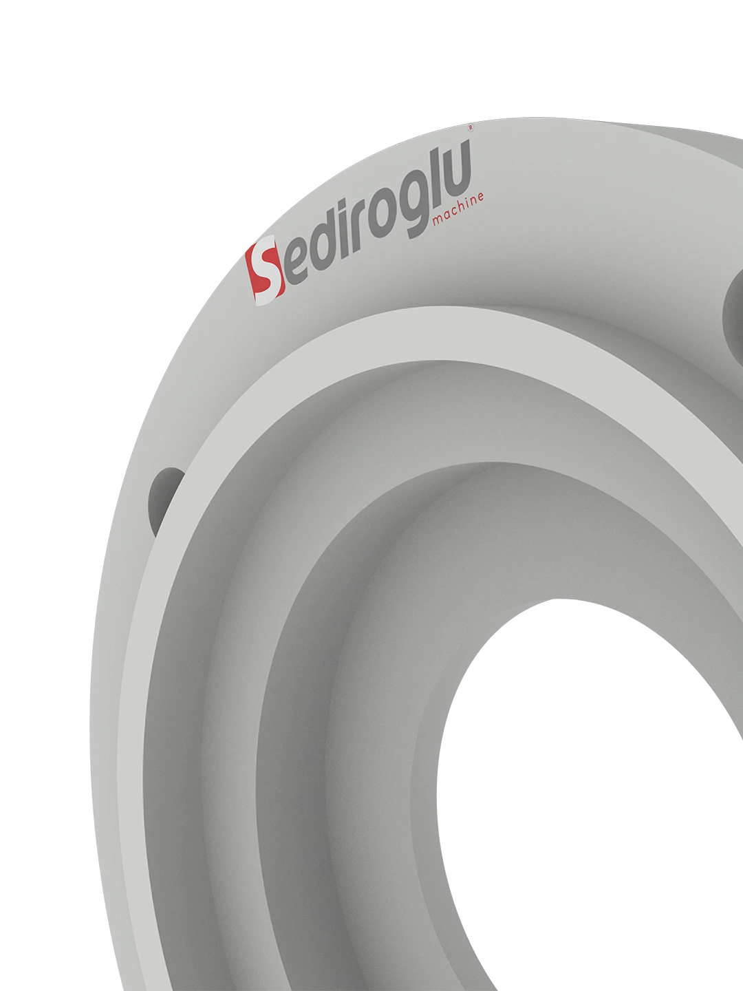 Bearing Block Open Cover Installed on Inclined Dampener