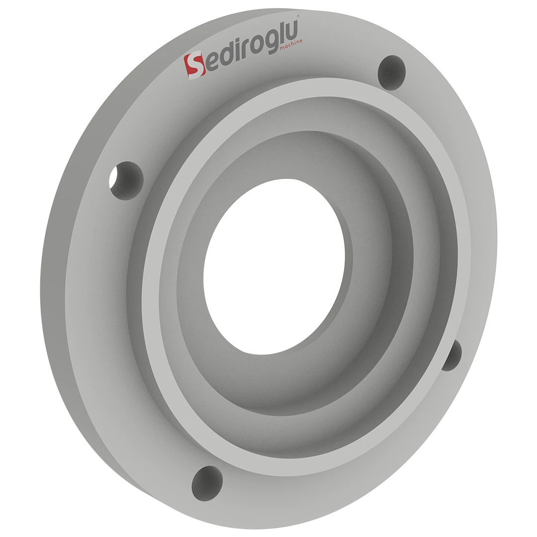 Close-Up of Inclined Dampener Bearing Block Open Cover