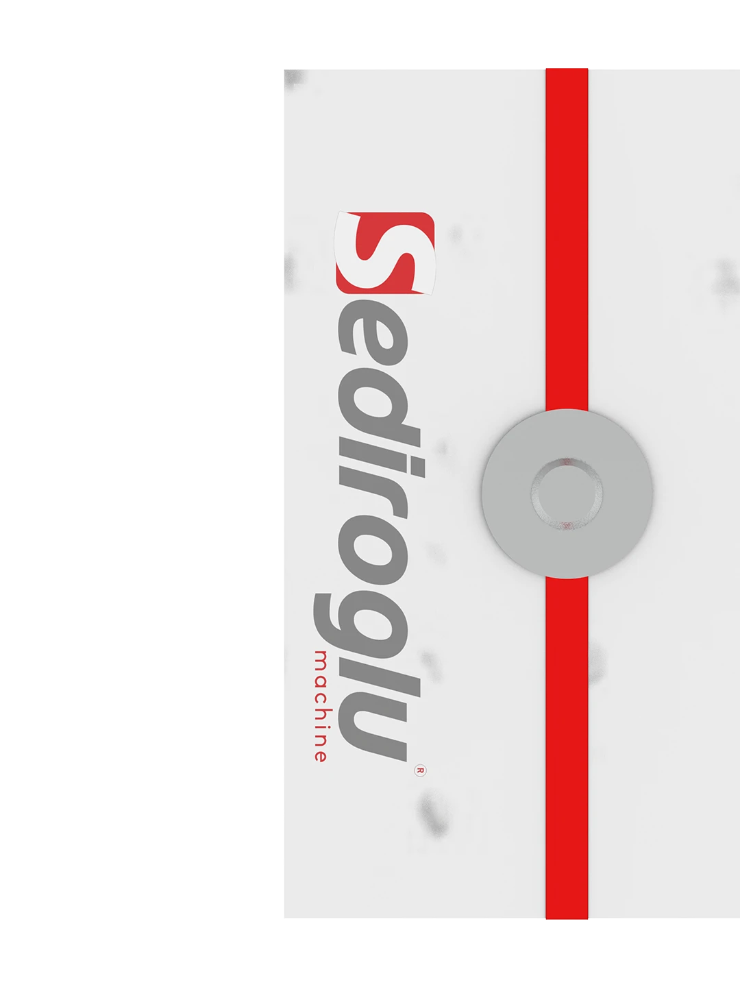 Front view of the Cotton Sieve Cleaner (Red) for Small Plansifter Twin and Control Sifter systems, showing durable cotton construction.