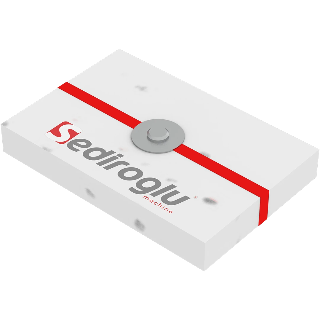 Side view of the Cotton Sieve Cleaner (Red) highlighting its robust design and precise engineering by Sediroglu Group.