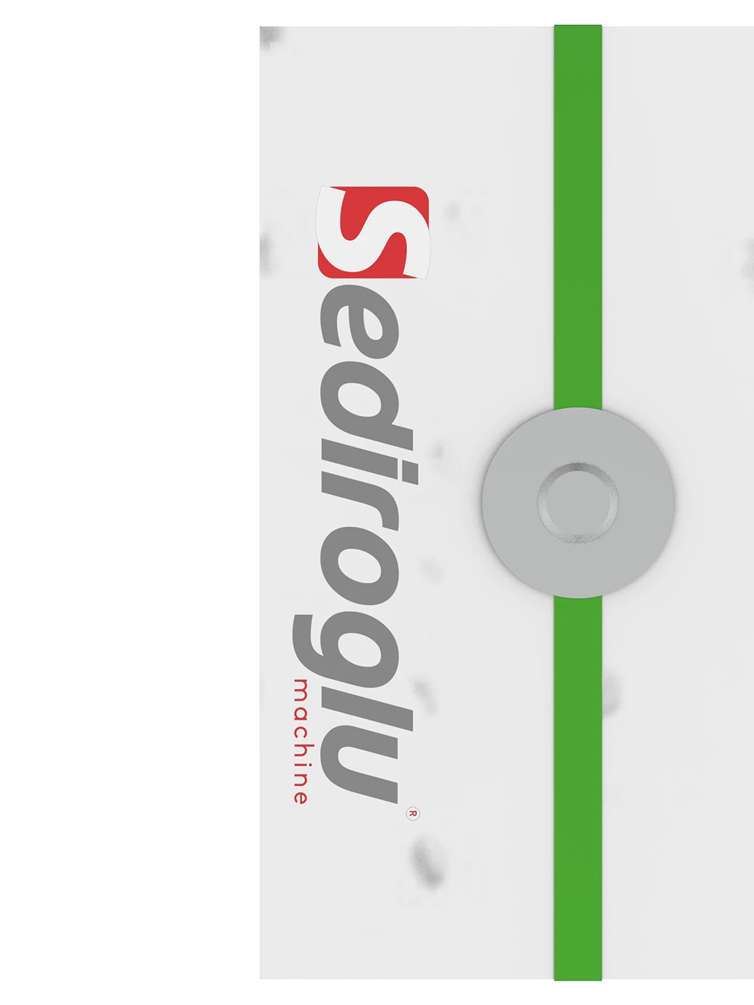 Front view of the Cotton Sieve Cleaner (Green) for Small Plansifter Twin and Control Sifter systems, showing durable green cotton construction.