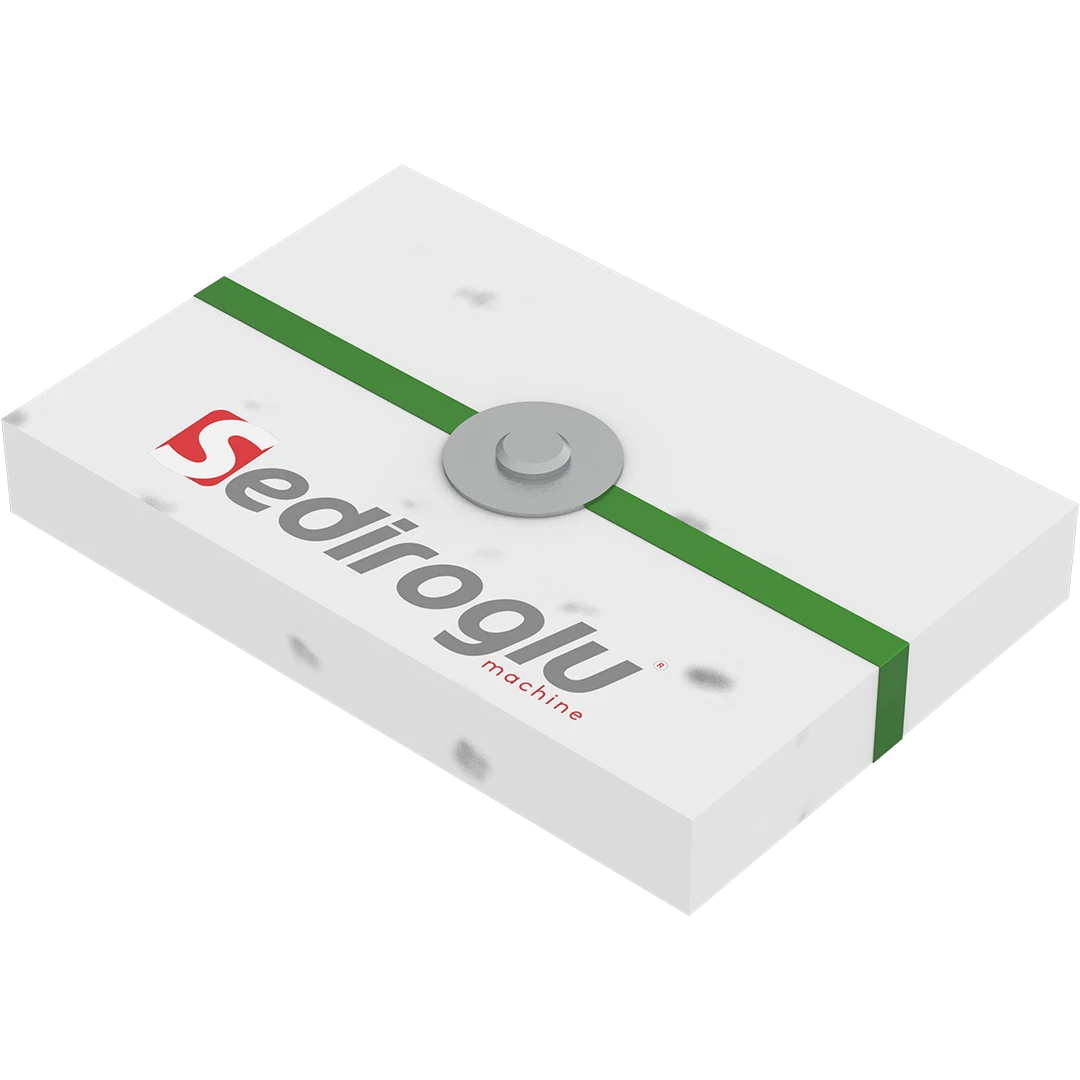 Side view of the Cotton Sieve Cleaner (Green) highlighting its robust design and precision engineering by Sediroglu Group.