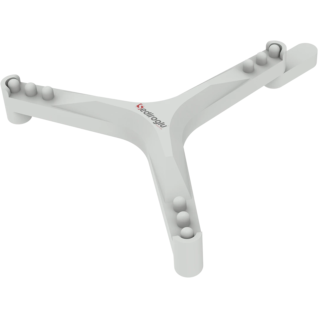 Side view showing the design and structure of the Star Type Sieve Cleaner Drop.