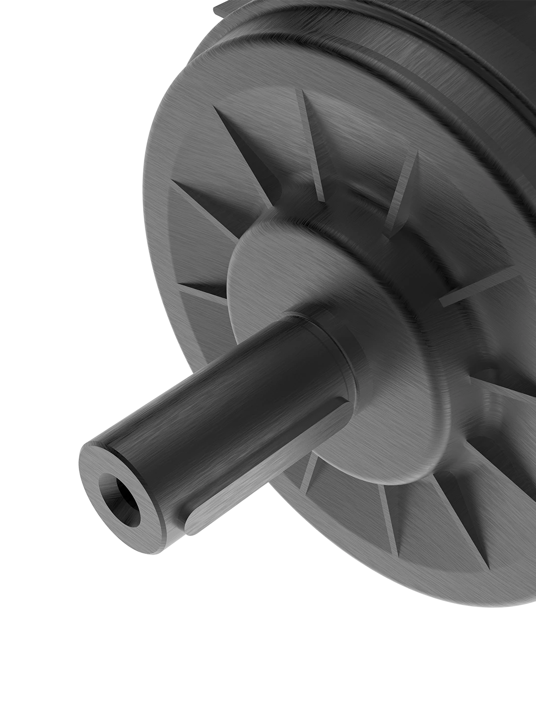 Close-Up of Inclined Intensive Dampener Spare Part Motor