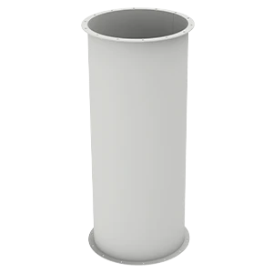 Dust Cyclone Flanged Pipe