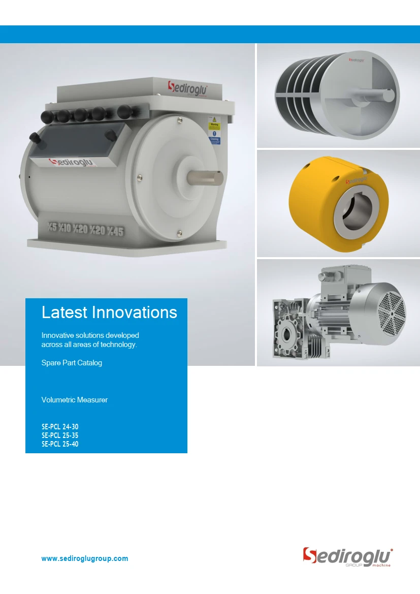 Volumetric Measurer Geared Motor Chain Sprocket Driven